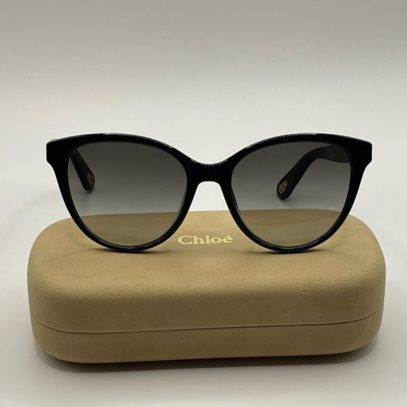 Round Black Chloé Sunglasses - CE767s main image 4